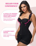 SHAPSHE Waist Trainer for Women, Tummy Control Sports Girdle, Workout Body Shaper with Adjustable Shoulder Strap