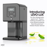 LEVO Lux - Premium Herbal Oil Infusion Machine - Botanical Extractor - Herb Dryer, Decarboxylator, & Oil Infuser - Gourmet Edible Infusion Maker - For Infused Gummies, Brownies & More - Gold LEVO