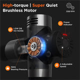 TECJHJZ Massage Gun, Deep Tissue Massage Gun Muscle Stimulator Body Massager Fascial Low Noise for Fintness Shaping