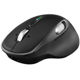 Wireless Bluetooth Rechargeable Mouse with 8 Programmable Buttons-Black