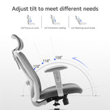 SIHOO M18 Ergonomic Office Chair, Mesh Back Desk Chair with Headrest