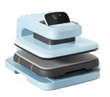 Embossing Machine, Heat Press Machine Digit 15x15 Sublimation Essential Bundle for T Shirts, Sublimation, Heat Press(C)