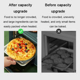 4 in 1 Breakfast Maker Station with Grill, Breakfast Machine with 8L Large Capacity Baking Area, Non-Stick Frying Pan, 1.2L Cooking Pot, Dual Temperature Control, Timing settings