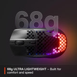 SteelSeries Aerox 3 Wireless - Super Light Gaming Mouse - 18,000 CPI TrueMove Air Optical Sensor