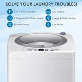 Portable Washing Machine, 8Lbs Capacity Full-automatic Washer COSTWAY