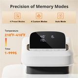 Embossing Machine, Heat Press Machine Digit 15x15 Sublimation Essential Bundle for T Shirts, Sublimation, Heat Press(C)