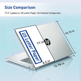 HP 17.3” FHD IPS LED Anti-Glare 300 nits Laptop, AMD Ryzen 5 7430U 6-core CPU, 16GB RAM, 1TB Storage, Webcam w/Shutter, Microsoft Copilot Key, Wi-Fi 6, BT 5.4, Win11H, w/Laptop Cooler, 17-cp3000