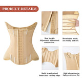 MISTHIN Waist Cincher Corset Sport Girdle Trimmer Corset Double Belt Wrap Waist Trainer Shaperwear Tummy Control Shaper for Women (Nude, Large)