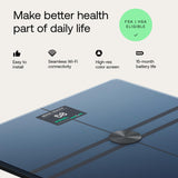 WITHINGS Body Comp - Scale for Body Weight and Complete Body Analysis, Wi-Fi & Bluetooth, Baby Digital Scale, Accurate Visceral Fat, Heart Health, Scales Compatible with Apple