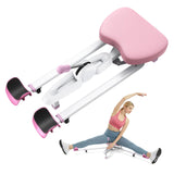 MERACH Split Machine, Stretching Equipment for Flexibility, 180° Leg Stretcher with 6-Level Length Adjustment & Comfortable Pad, Home Stretch Machine for Dance, Gymnastics, 300lbs Capacity (Pink)