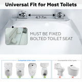 ZEAGUS Toilet Safety Rails for Seniors,500lb Heavy-Duty Toilet Safety Frame,60° Adjustable & Space-Saving Toilet Assist Arms,Toilet Handles for Elderly,Disabled, and Mobility Impaired