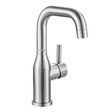 Bar Sink Faucet Single Hole: ARCORA Brushed Nickel Wet Bar Faucets - Prep Sink Faucet 360 Swivel - Small Kitchen Bathroom Faucet with cUPC Supply Lines