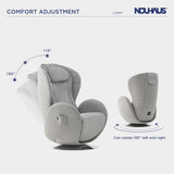 Nouhaus Luna Massage Chair Full Body with Zero Gravity Recline