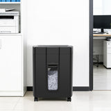 Low Noise 48dB Paper Shredder for Home, 15-Sheet Cross Cut, CD/Credit Card Office Shredder