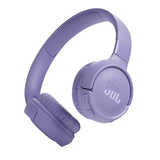 Wireless On-Ear Headphones, Up to 57H Battery Life and Speed Charge, Lightweight, Comfortable (Purple) JBL