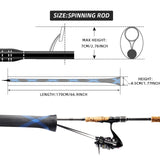 SF Fishing Spinning Rod Socks Braided Mesh Rod Sleeve Cover Protector Pole Gloves Six Colors 6PCS Fit Spinning Rod 6-1/2FT to 7-1/2FT