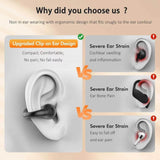 NUPLEA AI Translation Earbuds Real Time 198 Languages Translator Ear Buds Audifonos Traductores Inglés Español Wireless Clip On Earbuds Bluetooth Headphones for Travel Business Meeting Learning Black1