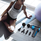 DABEDE Massage Gun,Handheld Electric Deep Tissue Body Muscle Massager, Cordless, High Intensity Vibration Massage Device, Portable Muscle Massage Gun Device