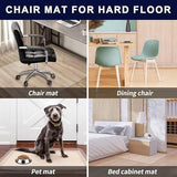 SHAREWIN Office Chair Mat for Hardwood Floors - 36"x47" Desk Chair Mats Home Floor Protector Heavy Duty - Easy Clean
