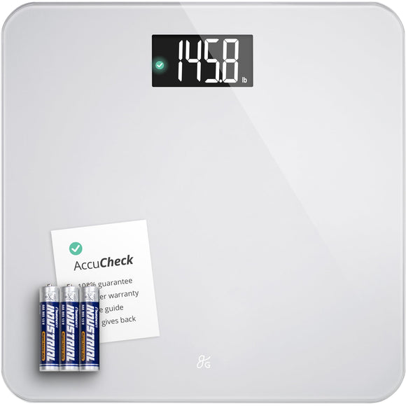Digital AccuCheck Bathroom Scale for Body Weight, Capacity Greater Goods
