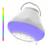 Gsou Shower Speaker Bluetooth Waterproof with 5 White Noise Sounds & 4 LED Light Modes | Portable Speaker for Bathtub, IPX6 Waterproof, Smart Bath Timer, Relaxation Spa Gifts for Women Men
