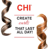 CHI Tourmaline Ceramic Curling Iron, Adjustable Temperature, Professional Tourmaline Hair Curler with Auto Shut-Off for Smooth, Frizz-Free Curls & Waves, 1″ Barrel