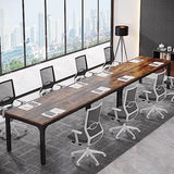 6.5FT Conference Table, 78.7-Inch Rectangle Meeting Seminar Table, Large Business Table for 6-8 People (Only Table)
