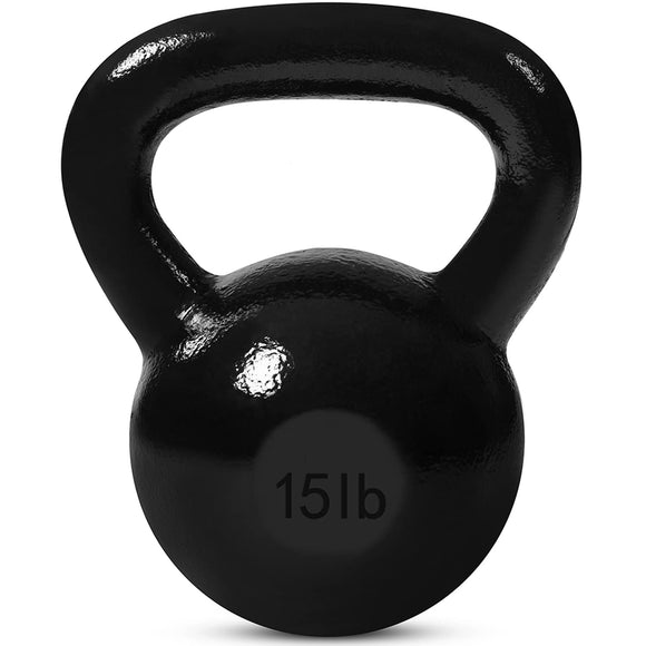 JFIT Kettlebell Weights Cast Iron, 15 LB JFIT
