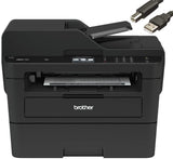 Brother MFC-L2750DW Monochrome Laser Printer All-in-One with Wireless, Auto 2-Sided Printing, Print Scan Copy, 2400 x 600 dpi
