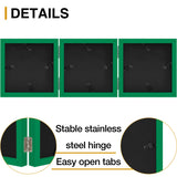 decorUhome Green Triple 8x10 Picture Frame Vertical, MDGN08