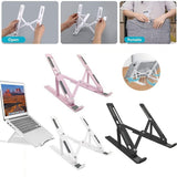 Portable Adjustable Laptop Stand Support Base Suitable for Computer Laptop Cooling Pad