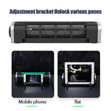 UMKLSW Laptop Cooler Gaming Notebook Cooling Pad Stand RGB LED Adjustable Silent 2600RPM Cable Tablet Desk Fan