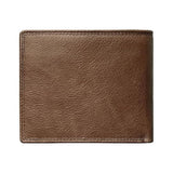 Men's Retro Horizontal Inscription Zipper Change Genuine Bag Purse