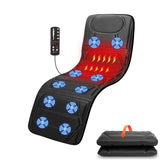 CooCoCo Full Body Massage Mat with Heat, Dual Heating Area Back Massager for Sofa, Bed, Mothers Day Gifts for Mom, 10 Motors Vibrating Massaging Mattress, Massage Pad Full Body for Husband Men Dad