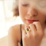 Oseew 2027 High School Senior Class Ring for Women