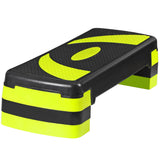 Smartxchoices 30'' Aerobics Stepper Workout Step Platform with 4" - 6" - 8" Adjustable Risers, Fitness Exercise Workout Trainer,Non-slip Step Platform for Cardio, Core, Strength Training,Home Gym