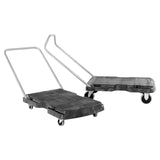 ommercial Products Triple Trolley Folding Handle Dolly/Cart/Platform Truck with wheels
