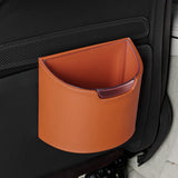 LoopTime Leakproof Car Trash Can,Mini Car Trash Bin for SUV and Truck,Small Removable Liner Garbage Can,Waterproof Automotive Trash Can for Vehicle,Home,Office,Multipurpose,Easy to Clean (Orange)
