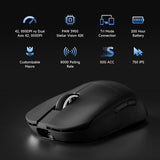 MCHOSE L7 Ultra+ Wireless Gaming Mouse, Ergonomic Mouse Lightweight 48g