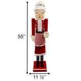 Prime Retreat Giant Nutcracker Mrs. Claus Statue