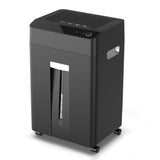 Locksworth Heavy Duty Paper Shredder, 24-Sheet Cross-Cut Shredder, P-4 Security with 8.9 Gal Pull-Out Bin