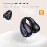 NUPLEA AI Translation Earbuds Real Time 198 Languages Translator Ear Buds Audifonos Traductores Inglés Español Wireless Clip On Earbuds Bluetooth Headphones for Travel Business Meeting Learning Black1