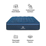 Brooklyn Bedding Signature Hybrid King 14 Inch Mattress, Firm Feel, Cloud Pillowtop Upgrade, CERTIPUR-US Certified Foam