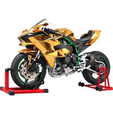 PLAYBUDDY Motorcycle Model for Adult, 1/7 Scale Motorcycle V4 Top Edition with Ignition System & Smoke Spray, for Biker