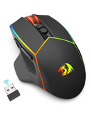 Redragon Wireless Gaming Mouse, Tri-Mode 2.4G/Bluetooth/USB-C, 7 Programmable Buttons