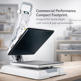 Stahls MerchMaker Heat Press 15” x 15” – Compact Heat Press Machine with LCD Display, Adjustable Temperature