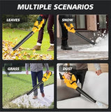 Leaf Blower Cordless, 21V Cordless Blower with 2 x 3.0Ah Battery, 540CFM 140 MPH Battery Powered Leaf Blower, Lightweight Handheld Blower