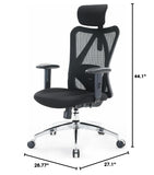SIHOO M18 Ergonomic Office Chair, Upgraded Wheels, Mesh Back Desk Chair