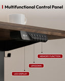 Dual Motor Electric Standing Desk 79 x 32 Inches, Height Adjustable Sit Stand Desk with Large Splice Board for Home Office