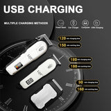 LQT Hair Clippers for Men, Professional Barber Clippers and Trimmer Set, Mens Cordless Clipper, 3 pcs setHair Cutting Kit for Men